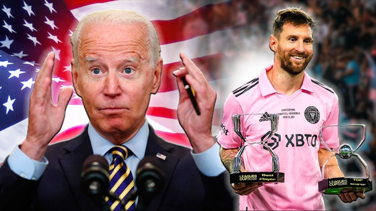 Joe Biden homenageia Messi com Medalha Presidencial da Liberdade